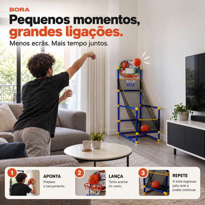 minicesto-Lança, acerta e repete!